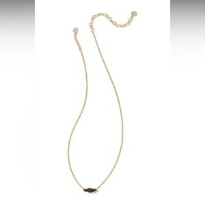 Kendra Scott Bridgete 14k Plated Drusy Pendant Necklace